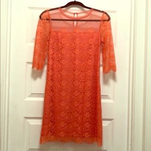 Pink lace BCBG dress